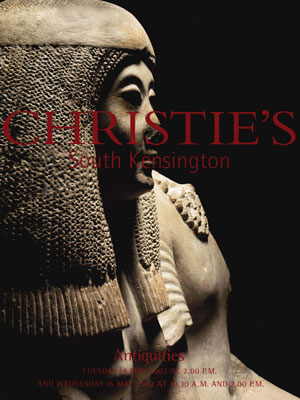 Christie's London Antiquities Auction Catalogue, 15 May 2002