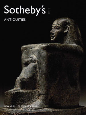 Sotheby's New York Antiquities Auction Catalogue, 6 December 2006