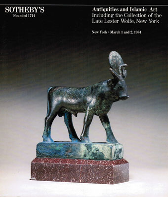 Sotheby's New York Antiquities Auction Catalogue, 2 March 1984