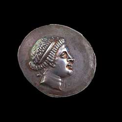AIOLIS, Kyme tetradrachm circa 150-145 AD, AR  early style.