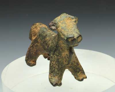 An Egyptian bronze bull, Late Period ca 664 - 332 BC