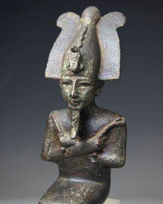 An Egyptian Bronze Figure of Osiris, Late Period, ca 664-332 BC