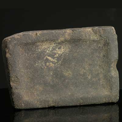 An Egyptian Greywacke Scribe Palette, New Kingdom, ca 1550-1069 BC