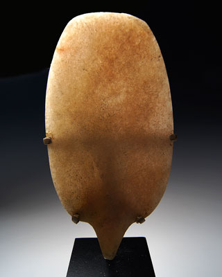 A Nubian Calcite Cosmetic Palette, PreDynastic Period ca 3300 - 3100 BC