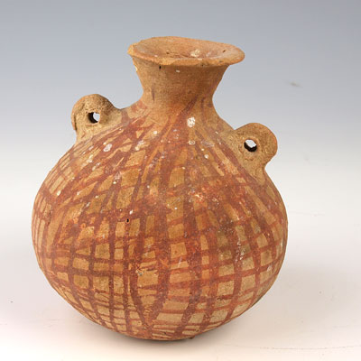 A Canaanite clay Amphoriskos, Early Bronze Age I ca 3100-2900 BC