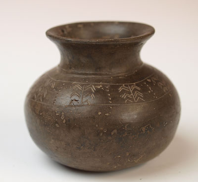 A fine Ancient Iranian greyware jar, ca early 1st millennium BC