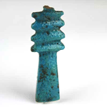 A fine Egyptian Djed Pillar Amulet, New Kingdom ca 1550-1069 BC