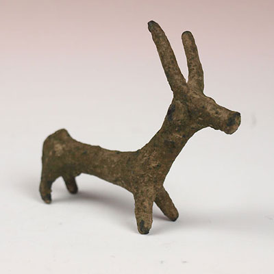 An Achaemenid bronze figure of an ibex, Greater Persia, 1st half of the 1st Millennium BC
