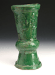 Chinese Green Glazed Clay Vase, Ming Dynasty