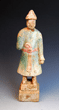 A Chinese Green-Glazed Figure, Ming Dynasty, ca 1368-1644 AD