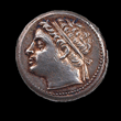 Greek silver coin, Sicily, Syracuse, ca. 215-214 B.C.