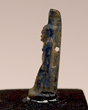 A fine Egyptian lapis lazuli amulet of Nephthys, New Kingdom ca 1550 - 1069 BC
