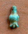 Egyptian Miniature Faience Pomegranate Bead, 18th Dynasty ca 1550-1295BC