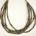 An Egyptian Faience Mummy Bead Necklace, Late Period ca 664-332BC