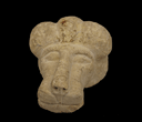 A large limestone canopic lid depicting Hapi, Late Period ca 664-332BC