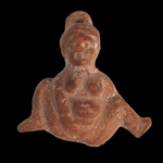 An Roman/Egyptian Terracotta fertility amulet, Roman Period ca 1st century AD