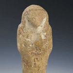A Ramesside glazed faience shabti for Serdjehuty,  19th - 20th Dynasty ca 1185 - 1070BC