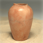 A fine Egyptian Pink Limestone Cosmetic Jar, Middle Kingdom, ca 2040-1786 BC