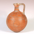 A Cypriot black-on-red ware juglet, circa 900-750B.C.