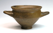 A fine Villanovan Impasto-Ware Pottery Bowl, Etruria, Italy, ca 600-700 B.C.