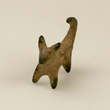 A charming Persian bronze cat, ca 500 - 300 BC