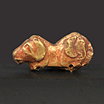 A rare Scythian gold lion, ca 1st century AD