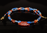 A Mesopotamian Lapis Lazuli, Carnelian Necklace, ca 2nd millennium BC