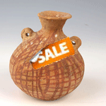 A Canaanite clay Amphoriskos, Early Bronze Age I ca 3100-2900 BC