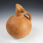 A large Hittite Red Glazed Clay Jug, ca 2nd millennium BC