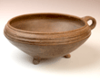 A large Iranian ceramic tripod footed bowl, Northern Iran, ca Iron Age I-II ca 1400 - 800 BC