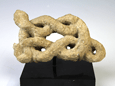 A rare Judaic limestone snake, ca 5th century AD