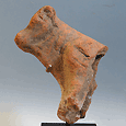 A Persian terracotta bull, circa 5th - 4th century BC