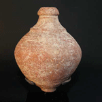 A Byzantine pottery grenade, Circa 8th-10th Century A.D.