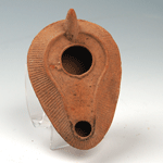 An Early Christian/Byzantine Oil Lamp, 4th - 7th century AD