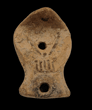 A Roman Clay "Bird Head" Oil Lamp, ca 90-140 AD