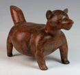 A large Colima Pottery Dog Vessel, Protoclassic ca 100BC - 250 A.D.