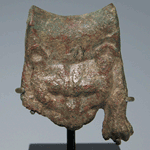 A Greco-Etruscan Bronze Lion Applique, ca 5th - 4th century BC