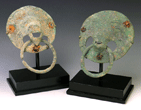 A pair of Roman Bronze Handles, ca 2nd century AD