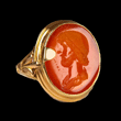 A Roman style carnelian intaglio, after the antique ca 19th century AD