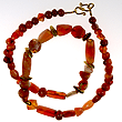 A Roman Gold, Carnelian and Agate Necklace, ca 1st century BC/AD